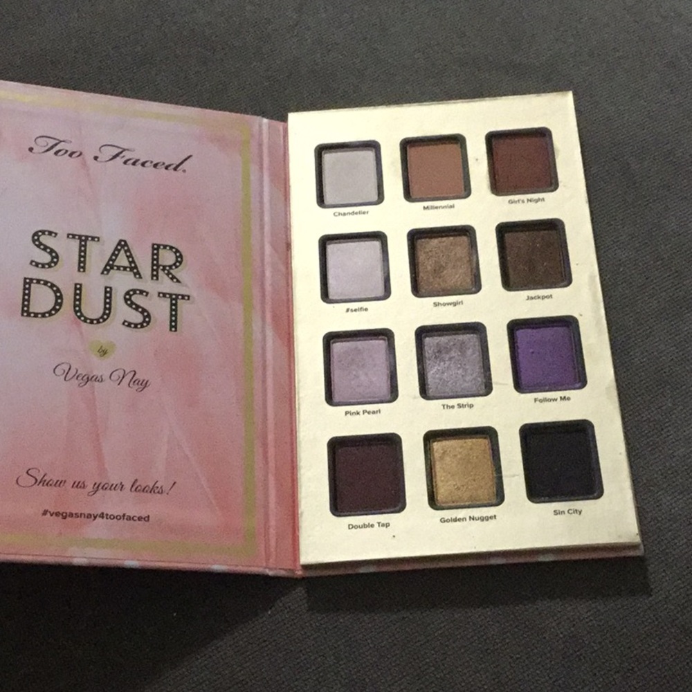 Too Faced Stardust palette by Vegas Nay